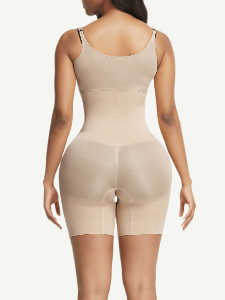 Wholesale Open-Bust Mid-Thigh Bodysuit Abdomen?Flattening